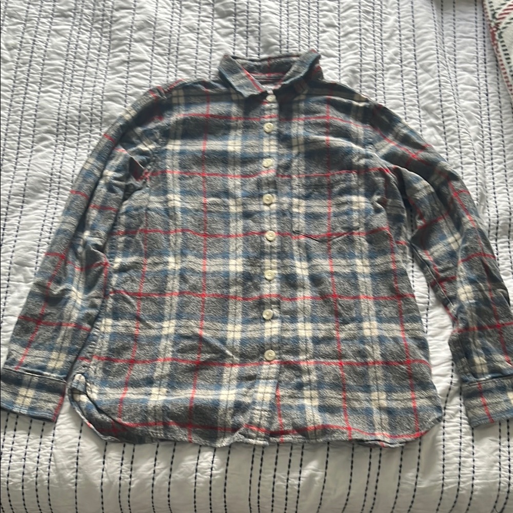 Tradlands Flannel Plaid Button-Up Shirt